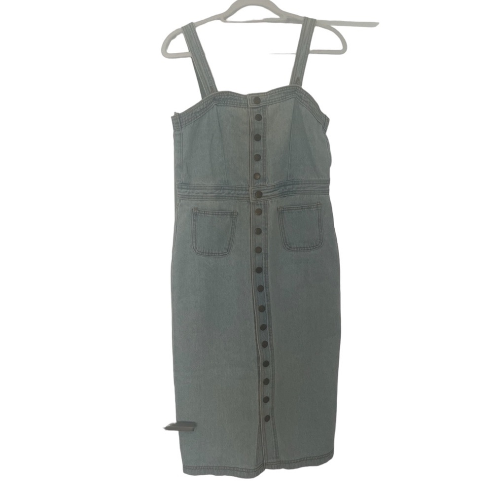 Long denim dress
